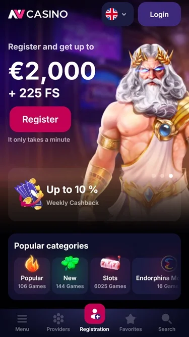 NV Casino screenshot